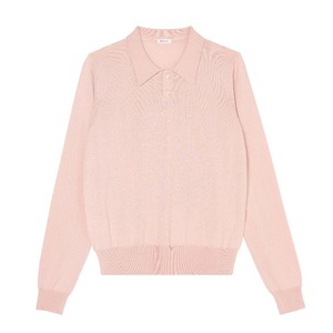 [스테디스테이트] Pink Silk Knit Polo